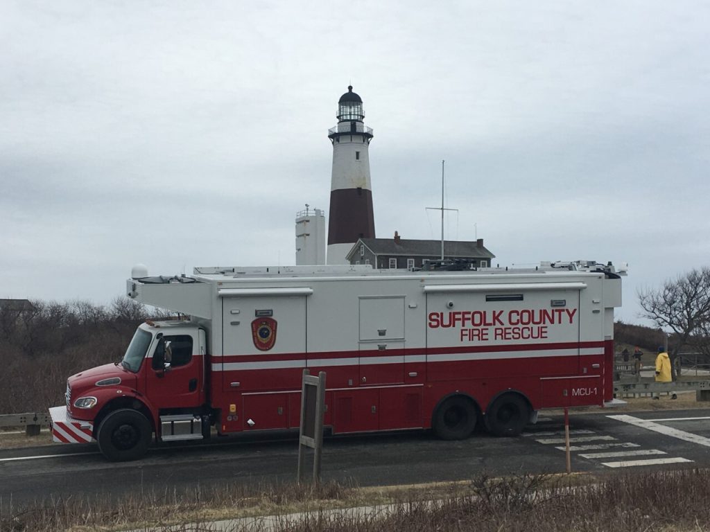 apparatus MCU-1 in front of a light house